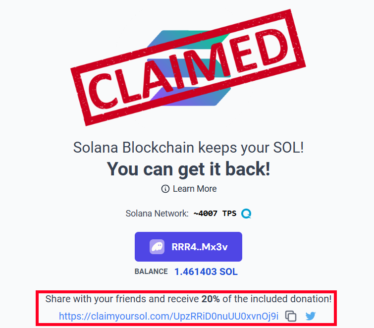 Your referral code will be shown here, as indicated in the image.